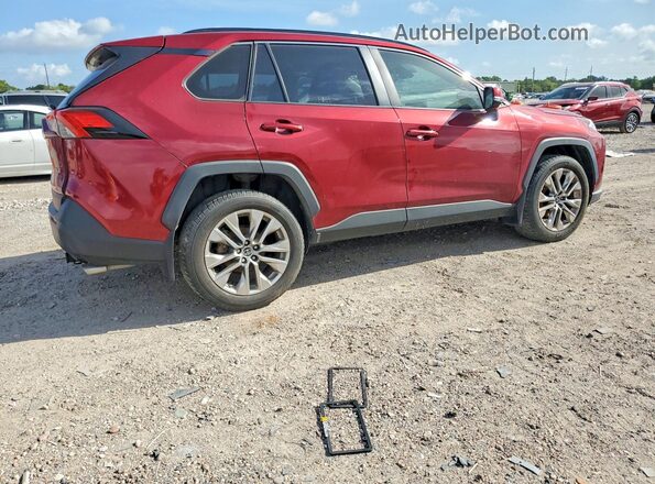 JTMC1RFVXKD016851 2019 TOYOTA RAV4 Maroon Задня права чверть