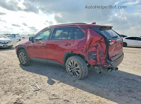 JTMC1RFVXKD016851 2019 TOYOTA RAV4 Maroon Задня ліва чверть