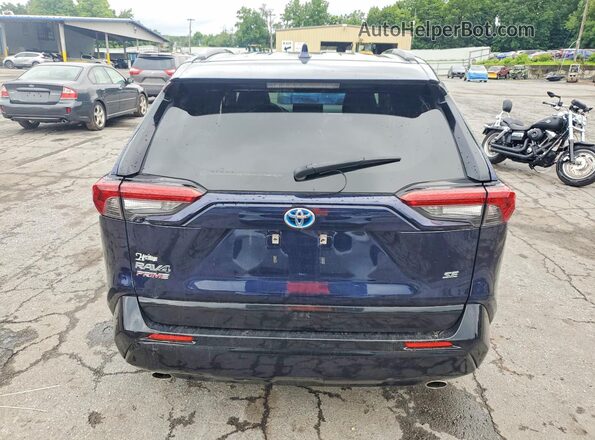 JTMCB3FV0MD047958 2021 TOYOTA RAV4 Blue Vista trasera