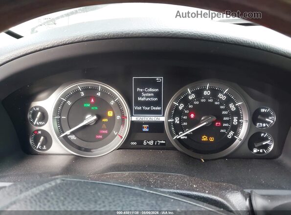 JTMCY7AJ7J4064567 2018 TOYOTA LAND CRUISER Черный Вид задних сидений