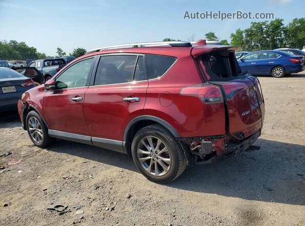 JTMDFREV2JD233655 2018 TOYOTA RAV4 Red Rear left