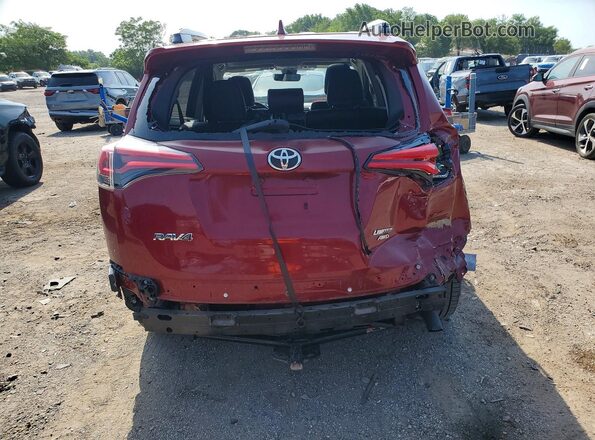 JTMDFREV2JD233655 2018 TOYOTA RAV4 Red Rear view