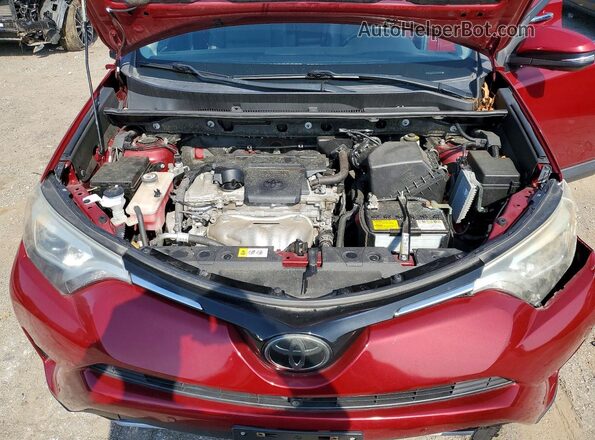 JTMDFREV2JD233655 2018 TOYOTA RAV4 Red Engine compartment view