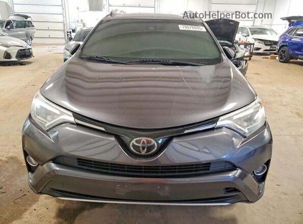 JTMDFREV3JJ258100 2018 TOYOTA RAV4 Gray წინა ხედი