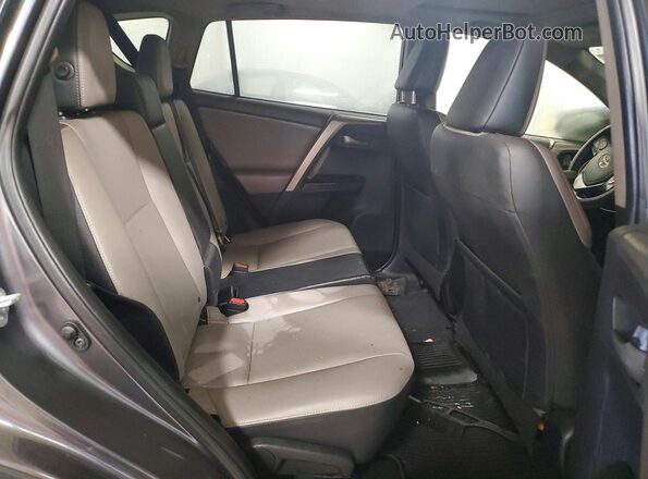 JTMDFREV3JJ258100 2018 TOYOTA RAV4 Gray უკანა სავარძლების ხედი