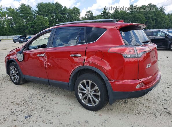 JTMDFREV4HJ171073 2017 TOYOTA RAV4 Red Tył lewy