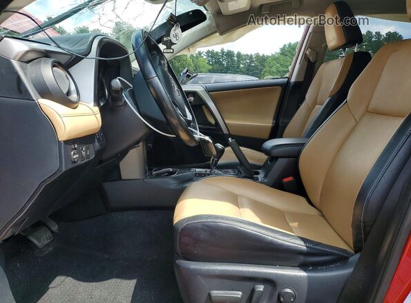 JTMDFREV4HJ171073 2017 TOYOTA RAV4 Red Widok wnętrza z przodu
