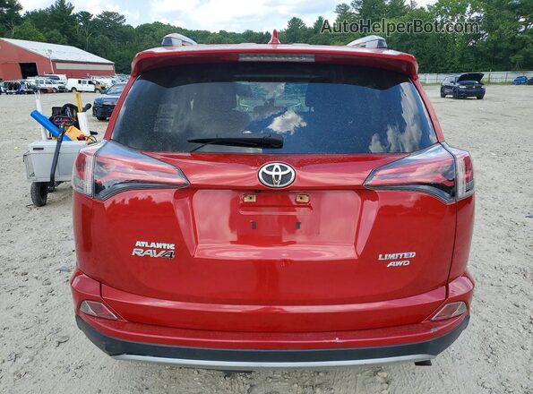 JTMDFREV4HJ171073 2017 TOYOTA RAV4 Red Widok z tyłu