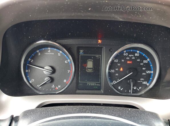 JTMDFREV4HJ171073 2017 TOYOTA RAV4 Red Widok zestawu wskaźników