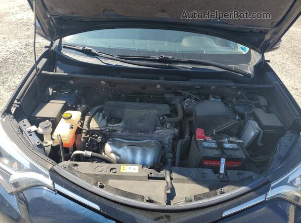 JTMDFREV4HJ704121 2017 TOYOTA RAV4 Blue Engine compartment view