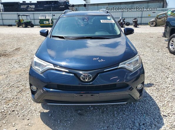 JTMDFREV5HJ714172 2017 TOYOTA RAV4 Blue Вид спереду