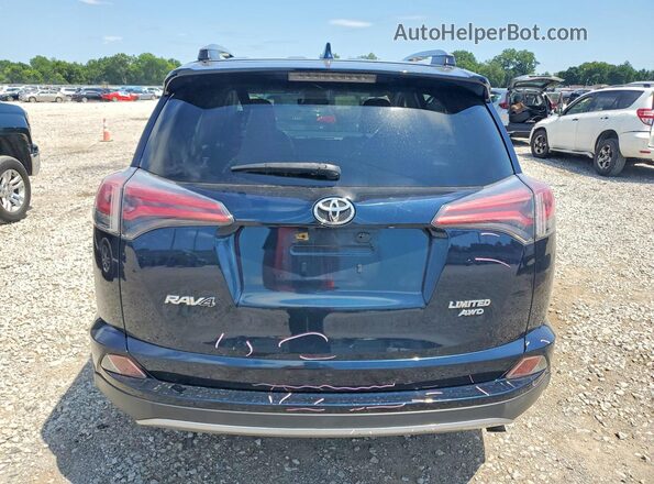 JTMDFREV5HJ714172 2017 TOYOTA RAV4 Blue Вид ззаду