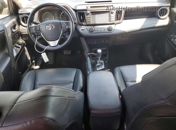 JTMDFREV5HJ714172 2017 TOYOTA RAV4 Blue Вид панелі приладів