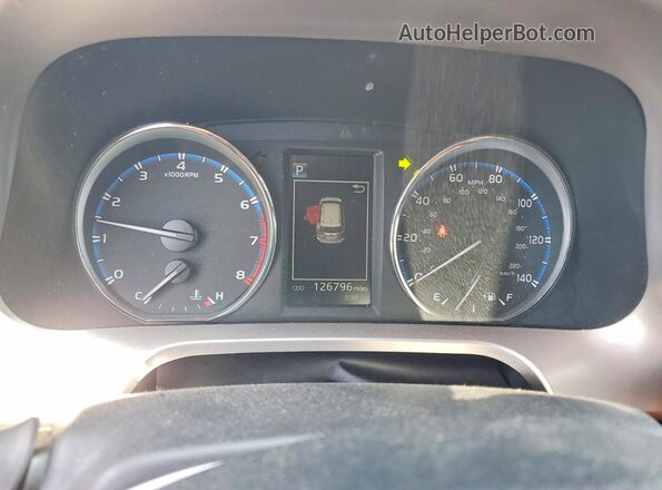 JTMDFREV5HJ714172 2017 TOYOTA RAV4 Blue Вид щитка приладів