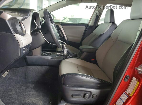 JTMDFREV7GJ078529 2016 TOYOTA RAV4 Burgundy Front interior view