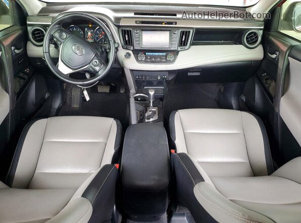 JTMDFREV7GJ078529 2016 TOYOTA RAV4 Burgundy Dashboard view