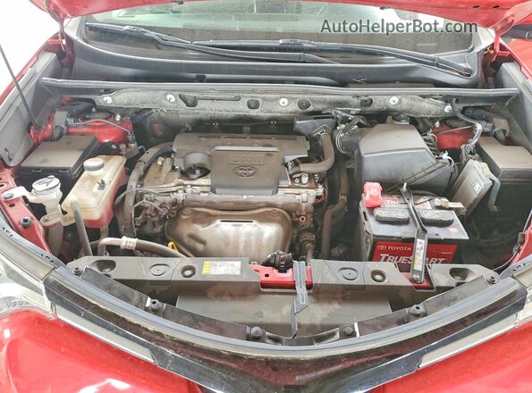 JTMDFREV7GJ078529 2016 TOYOTA RAV4 Burgundy Rear interior view