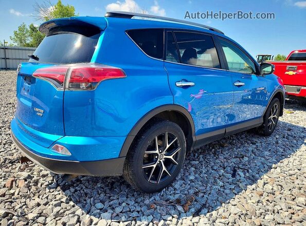 JTMDFREV8JJ207675 2018 TOYOTA RAV4 Blue უკანა მარჯვენა