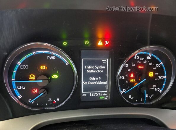 JTMDJREV0GD032103 2016 TOYOTA RAV4 White Instrument cluster view