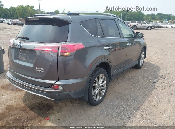 JTMDJREV0GD056093 2016 TOYOTA RAV4 HYBRID Gray Rear right