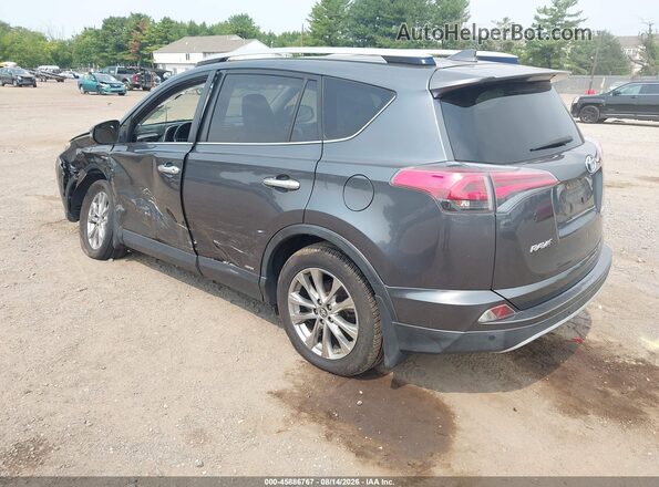 JTMDJREV0GD056093 2016 TOYOTA RAV4 HYBRID Gray Rear left