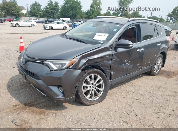 JTMDJREV0GD056093 2016 TOYOTA RAV4 HYBRID Gray Front left