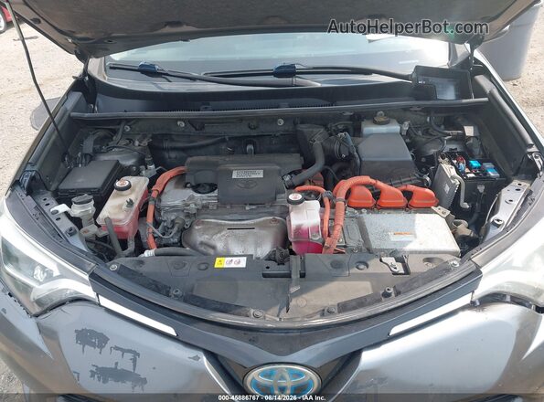 JTMDJREV0GD056093 2016 TOYOTA RAV4 HYBRID Gray Rear view