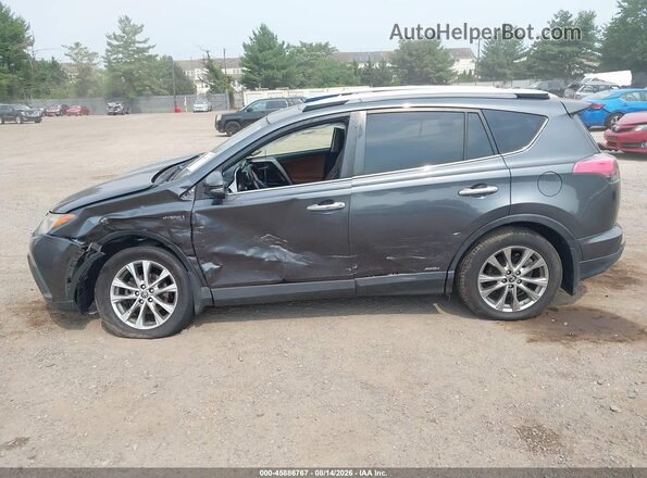 JTMDJREV0GD056093 2016 TOYOTA RAV4 HYBRID Gray 360 interior view