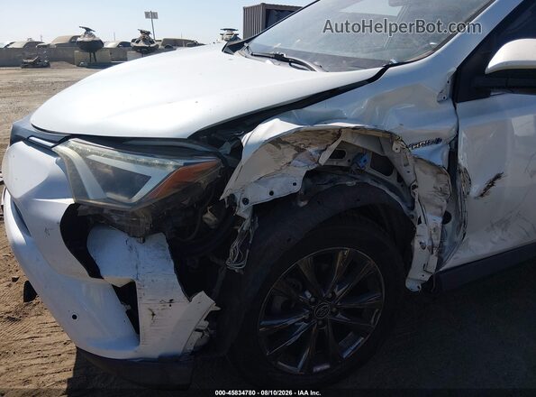 JTMDJREV0JD192652 2018 TOYOTA RAV4 HYBRID White Widok z przodu