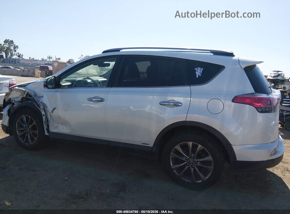 JTMDJREV0JD192652 2018 TOYOTA RAV4 HYBRID White Widok wnętrza 360 stopni