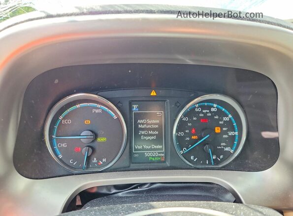 JTMDJREV1GD003452 2016 TOYOTA RAV4 White Widok zestawu wskaźników