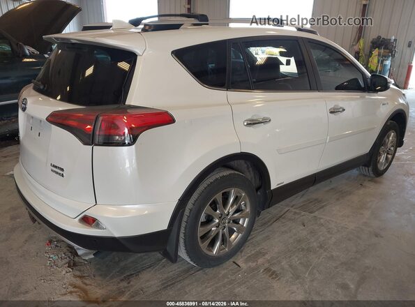 JTMDJREV1GD044504 2016 TOYOTA RAV4 HYBRID White Trasero derecho