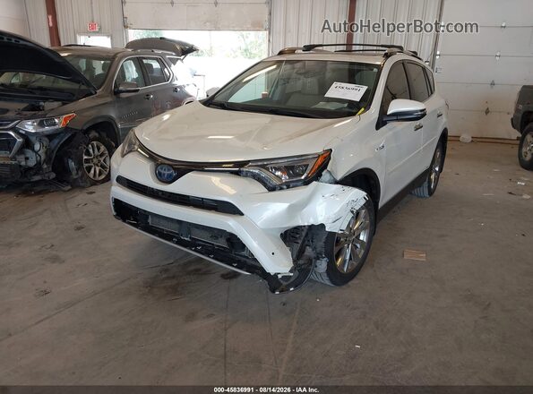 JTMDJREV1GD044504 2016 TOYOTA RAV4 HYBRID White Vista frontal