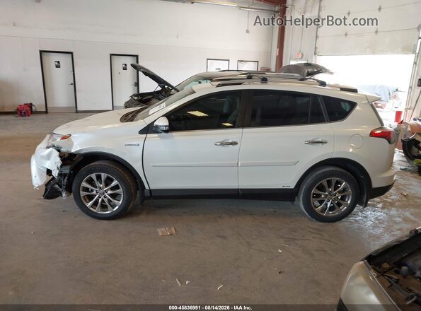 JTMDJREV1GD044504 2016 TOYOTA RAV4 HYBRID White Vista interior de 360 grados