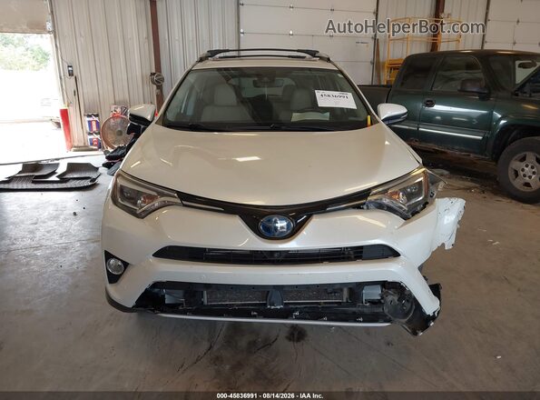 JTMDJREV1GD044504 2016 TOYOTA RAV4 HYBRID White Vista del cuadro de instrumentos
