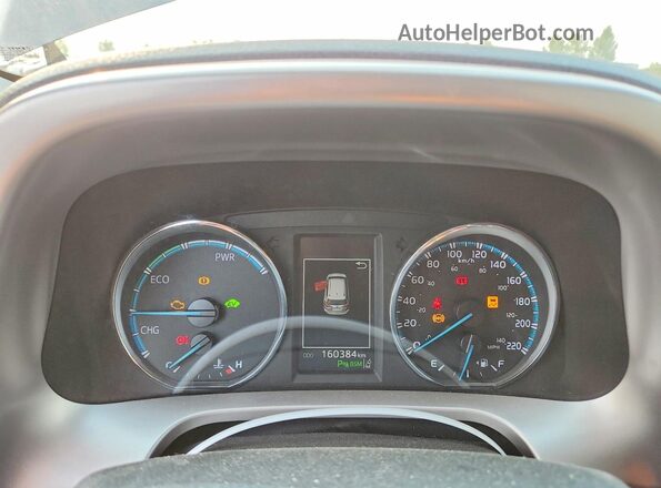 JTMDJREV1HD093199 2017 TOYOTA RAV4 Gray Instrument cluster view