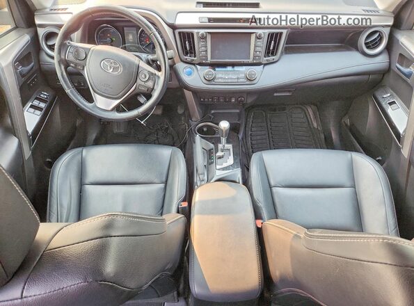 JTMDJREV1HD093199 2017 TOYOTA RAV4 Gray Dashboard view