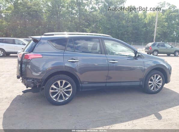 JTMDJREV2GD025847 2016 TOYOTA RAV4 HYBRID Gray Вид задньої частини салону