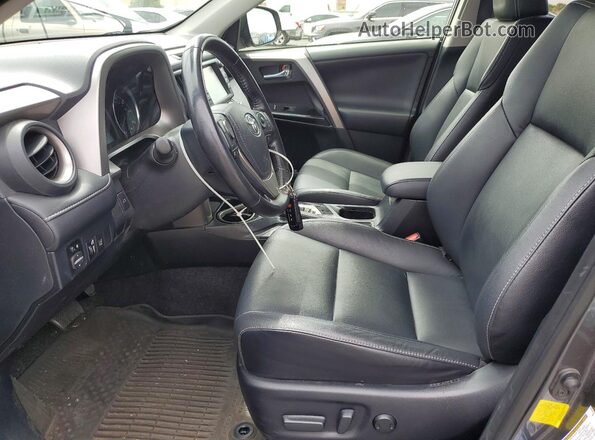 JTMDJREV2HD080719 2017 TOYOTA RAV4 Серый Вид салона спереди