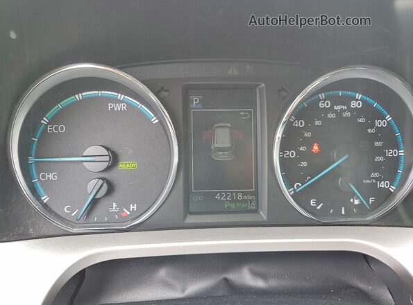 JTMDJREV2HD080719 2017 TOYOTA RAV4 Серый Вид щитка приборов