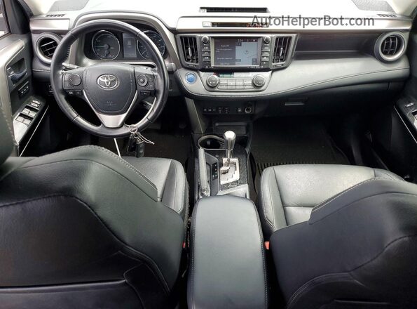 JTMDJREV2HD080719 2017 TOYOTA RAV4 Серый Вид панели приборов