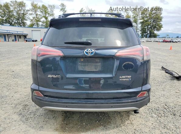 JTMDJREV3HD073701 2017 TOYOTA RAV4 Blue უკანა ხედი