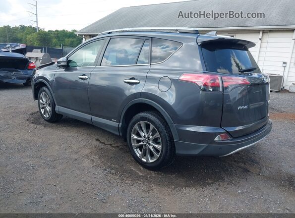 JTMDJREV3JD258840 2018 TOYOTA RAV4 HYBRID Серый Задняя левая четверть
