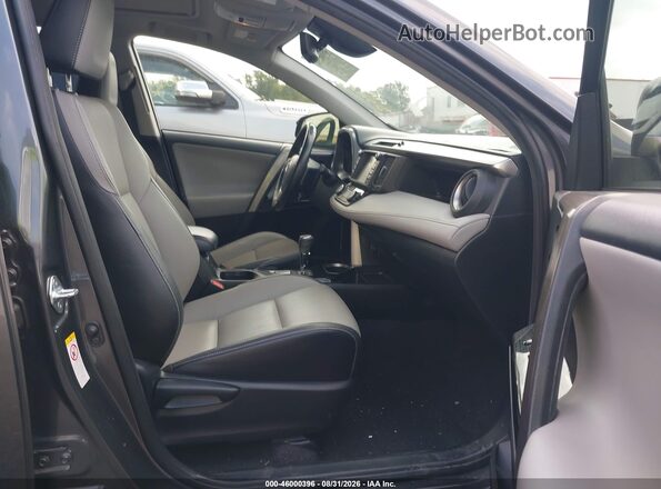 JTMDJREV3JD258840 2018 TOYOTA RAV4 HYBRID Серый Вид салона спереди