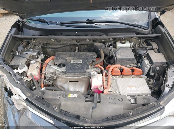 JTMDJREV3JD258840 2018 TOYOTA RAV4 HYBRID Серый Вид сзади