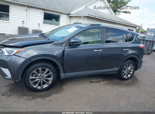 JTMDJREV3JD258840 2018 TOYOTA RAV4 HYBRID Серый Панорамный вид салона 360°