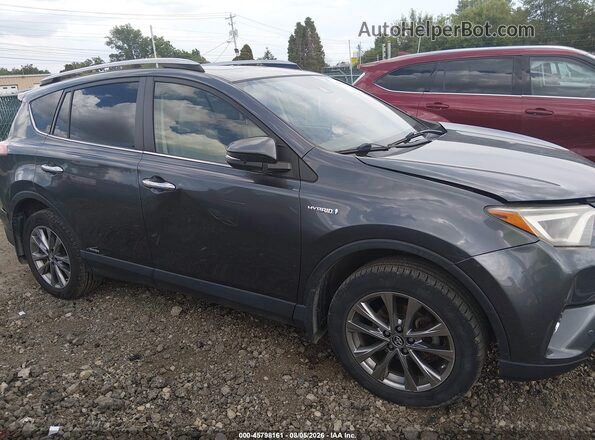 JTMDJREV4HD090149 2017 TOYOTA RAV4 HYBRID Gray უკანა სალონის ხედი