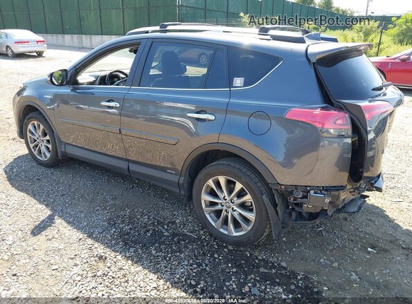 JTMDJREV6GD013040 2016 TOYOTA RAV4 HYBRID Gray Задня ліва чверть