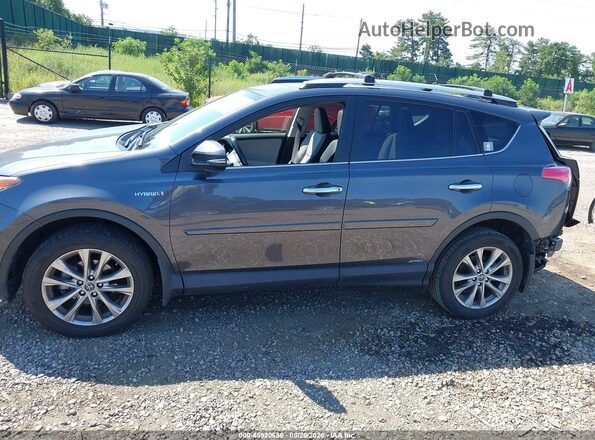 JTMDJREV6GD013040 2016 TOYOTA RAV4 HYBRID Gray Панорамний вид салону 360°