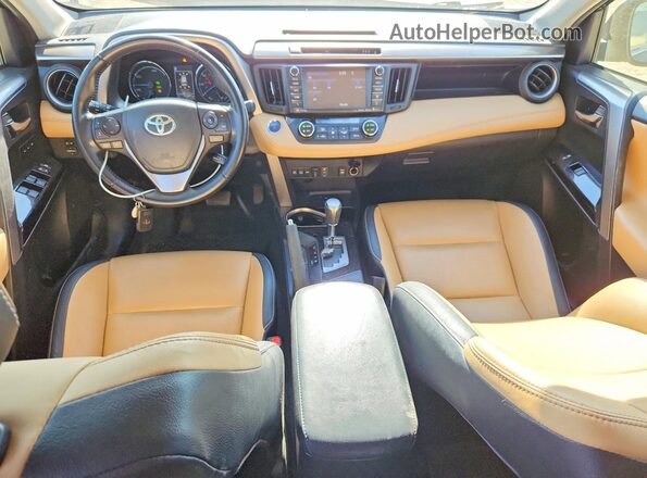 JTMDJREV6JD237772 2018 TOYOTA RAV4 Blue Widok deski rozdzielczej
